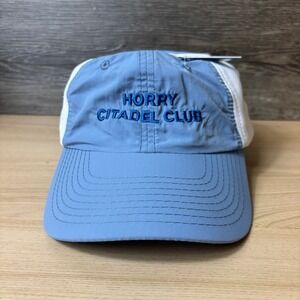 Horry Citadel Club Hat Cap Strap Back Blue Performance NWT